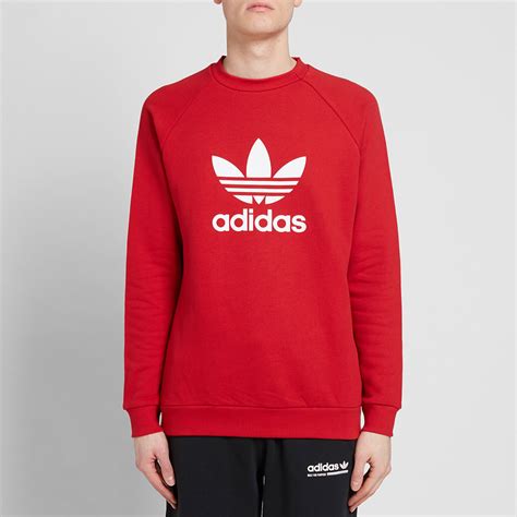 adidas trefoil crew